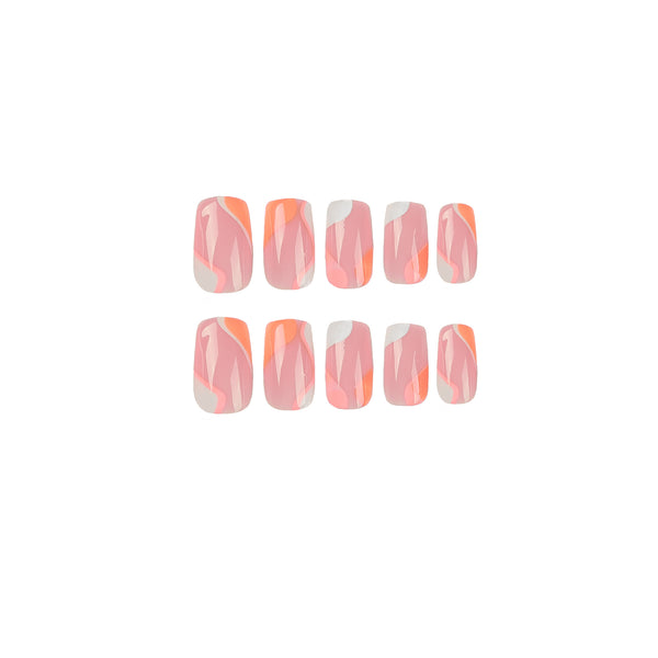 12 Sizes-24 Pcs Press On Nails JP2540