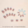 12 Sizes-24 Pcs Press On Nails W409