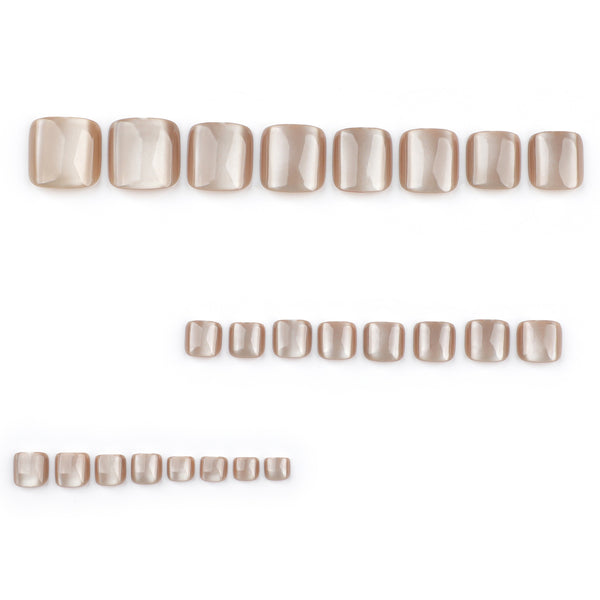 12 Sizes-24 Pcs Press On Nails JP3707