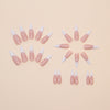 12 Sizes-24 Pcs Press On Nails W1621