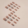 12 Sizes-24 Pcs Press On Nails Z826