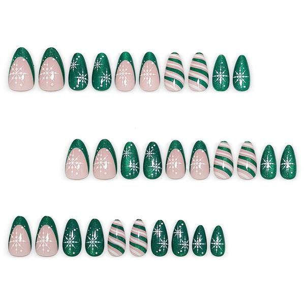 15 Sizes-30 Pcs Press On Nails Y1019-30