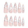12 Sizes-24 Pcs Press On Nails DIY66