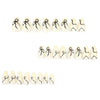 12 Sizes-24 Pcs Press On Nails JP3850