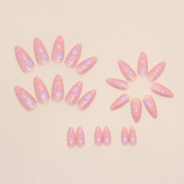 12 Sizes-24 Pcs Press On Nails W742