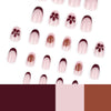 12 Sizes-24 Pcs Press On Nails JP3969