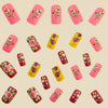 12 Sizes-24 Pcs Press On Nails Y638
