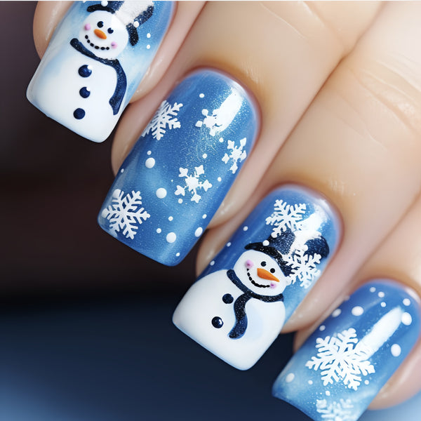 12 Sizes-24 Pcs Press On Nails Y270