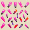 12 Sizes-24 Pcs Press On Nails Y643