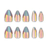 12 Sizes-24 Pcs Press On Nails DIY41