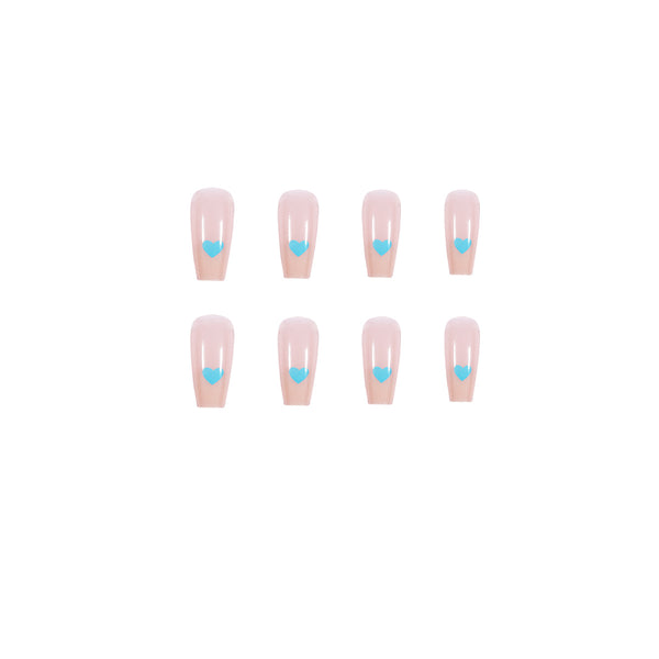 12 Sizes-24 Pcs Press On Nails JP1078