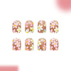 12 Sizes-24 Pcs Press On Nails C1854