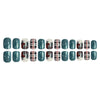 12 Sizes-24 Pcs Press On Nails JB1296
