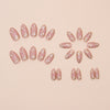 12 Sizes-24 Pcs Press On Nails W1749