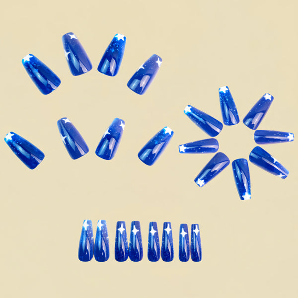 12 Sizes-24 Pcs Press On Nails Y1649