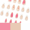 12 Sizes-24 Pcs Press On Nails JP4022