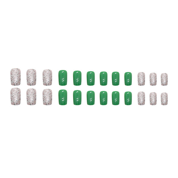 12 Sizes-24 Pcs Press On Nails W623