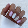 12 Sizes-24 Pcs Press On Nails W1049