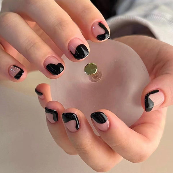 12 Sizes-24 Pcs Press On Nails JP1489