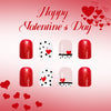 12 Sizes-24 Pcs Press On Nails C1458