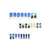 12 Sizes-24 Pcs Press On Nails Y283