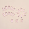 12 Sizes-24 Pcs Press On Nails W1044