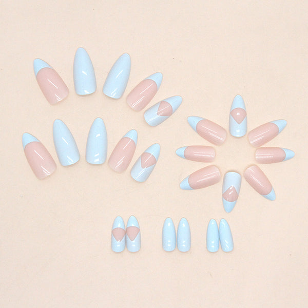 12 Sizes-24 Pcs Press On Nails W673
