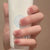 12 Sizes-24 Pcs Press On Nails R350