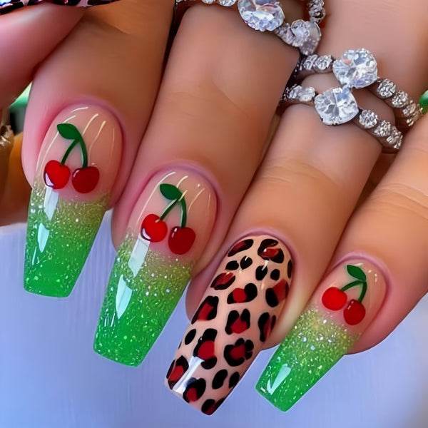 12 Sizes-24 Pcs Press On Nails Y980