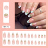 12 Sizes-24 Pcs Press On Nails W843