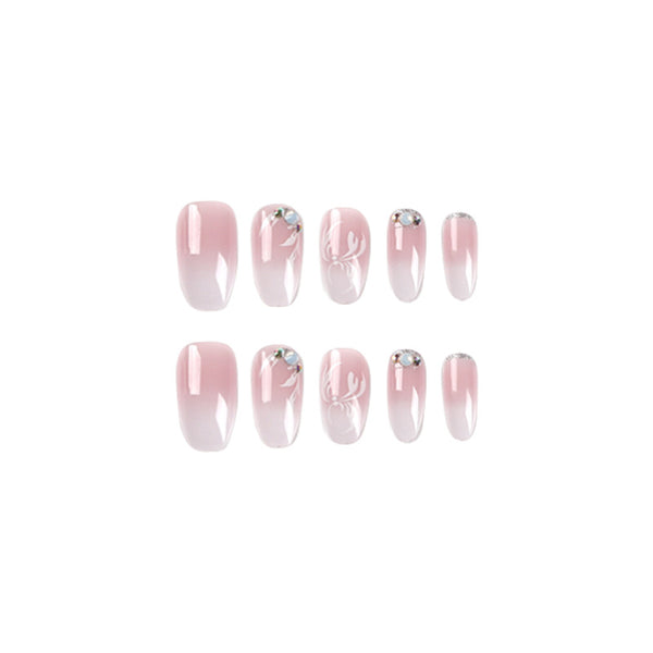 12 Sizes-24 Pcs Press On Nails JP2272