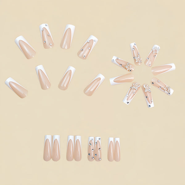 12 Sizes-24 Pcs Press On Nails Y870
