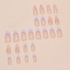12 Sizes-24 Pcs Press On Nails W1664