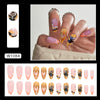 12 Sizes-24 Pcs Press On Nails W1084