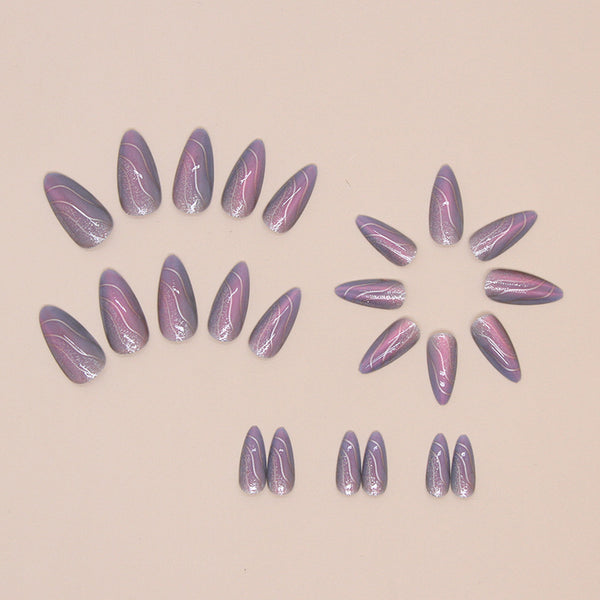 12 Sizes-24 Pcs Press On Nails W1592