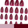 12 Sizes-24 Pcs Press On Nails JP4567