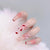 12 Sizes-24 Pcs Press On Nails Z044