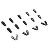 12 Sizes-24 Pcs Press On Nails Z334