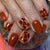 12 Sizes-24 Pcs Press On Nails C1077