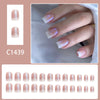 12 Sizes-24 Pcs Press On Nails C1439
