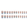 12 Sizes-24 Pcs Press On Nails Z784