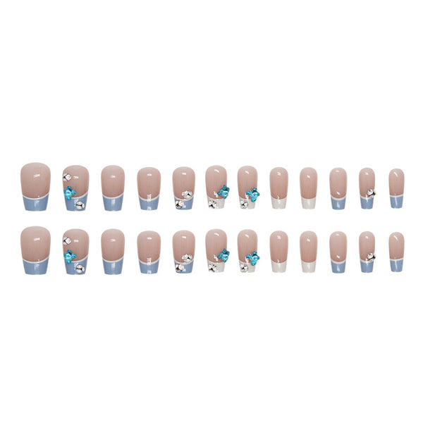 12 Sizes-24 Pcs Press On Nails Z784
