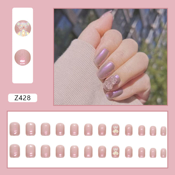 12 Sizes-24 Pcs Press On Nails Z408