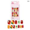 Mini Press On Nails For Kids 24Pcs-12Size