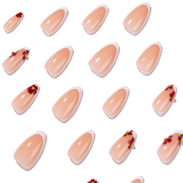12 Sizes-24 Pcs Press On Nails JP4423