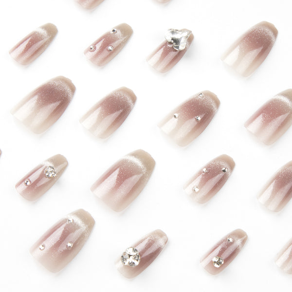 12 Sizes-24 Pcs Press On Nails JP2651
