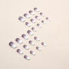 12 Sizes-24 Pcs Press On Nails W380