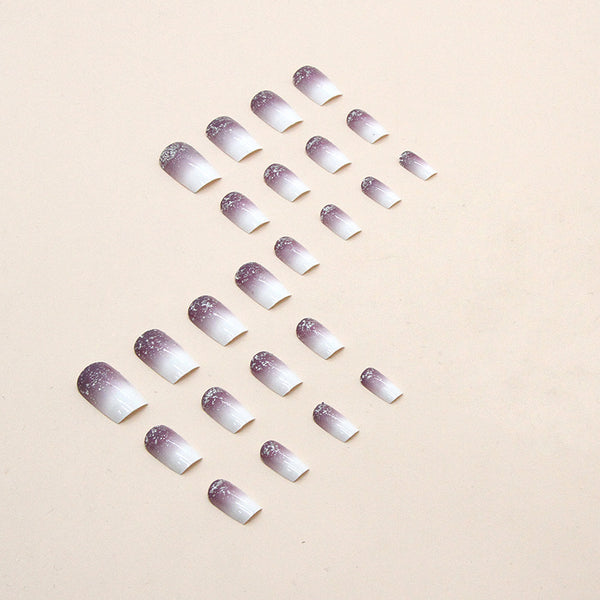 12 Sizes-24 Pcs Press On Nails W380