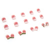 12 Sizes-24 Pcs Press On Nails R504