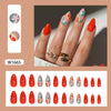 12 Sizes-24 Pcs Press On Nails W1665